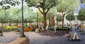 The Battery Oval, Bikeway, and Woodland