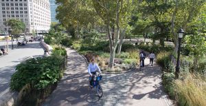 The Battery Oval, Bikeway, and Woodland